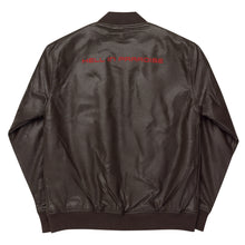 Load image into Gallery viewer, LEATHER BOMBER
