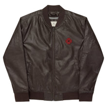 Load image into Gallery viewer, LEATHER BOMBER
