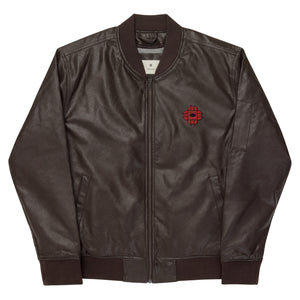 LEATHER BOMBER